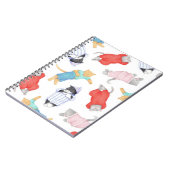C'est le chat 6,5"x8,75" Cahier à reliure spirale (Côté gauche)