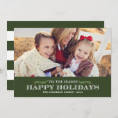 C'EST LE CLASSIQUE DE SAISON | CARTE PHOTO VACANCE (Devant / Derrière)