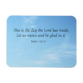 C'est le jour Écriture Premium Magnet (Horizontal)