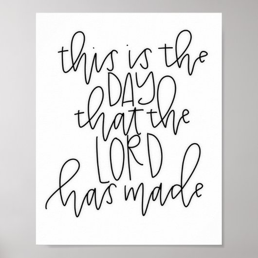 C'Est Le Jour Que Le Seigneur A Fait - Poster (Devant)
