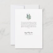 C'est le mariage de vacances de saison faire-part (Dos)