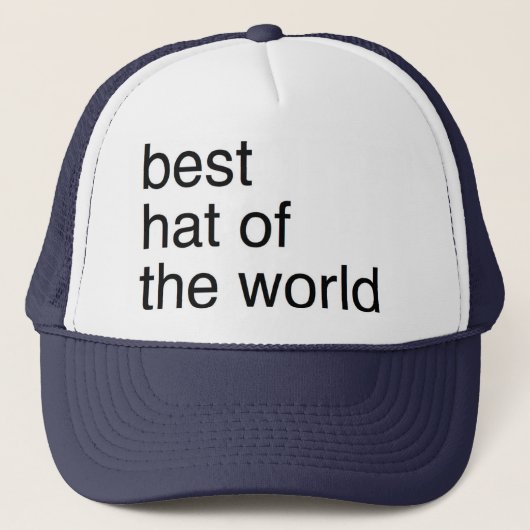 c'est le meilleur casquette du monde (Devant)
