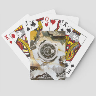 C'est le moment : collage de cartes à jouer
