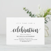 C'est le moment de célébrer, les invitations du Pa (Debout devant)