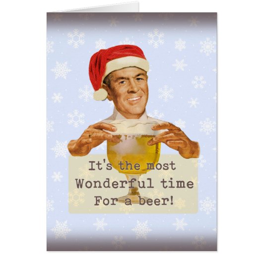 C'est le moment de la récréation. Carte de Noël (Devant)