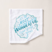 C'est le moment le plus merveilleux de l'année (Gant de toilette)