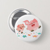 C'est le printemps ! ! - Deux mignons badges de ca (Devant & derrière)