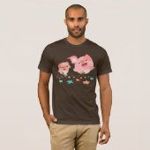 C'est le printemps ! ! - Deux mignons T-shirt coch (Devant entier)