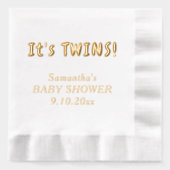 C'est le Shower de Bébé Jumeaux Nom (Recto)