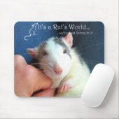 C'est le tapis de souris du monde d'un rat (Avec souris)