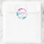C'est le temps de slime Anniversaire Autocollants (Sac)