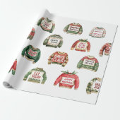 C'est le temps des pulls ! Papier cadeau (Déroulé)