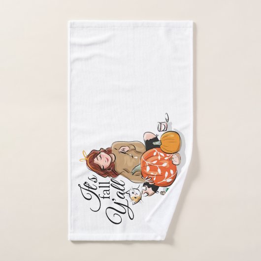 C'est l'ensemble de serviettes de bain Fall Y'all (Serviette à main)