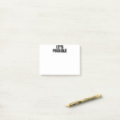 C'est les notes de post-it possibles (Sur un bureau)