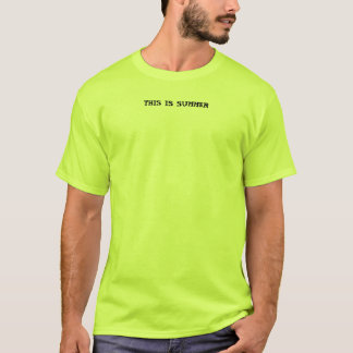 C'est l'été" T-shirt graphique gras pour S dynamiq