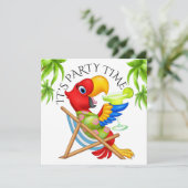 C'est l'heure de faire la fête Invitation (Debout devant)