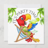 C'est l'heure de faire la fête Invitation (Devant)