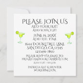 C'EST L'HEURE DE FAIRE LA FÊTE Invitation (Dos)
