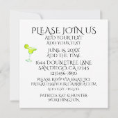 C'EST L'HEURE DE FAIRE LA FÊTE Invitation (Dos)