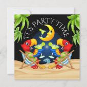 C'EST L'HEURE DE FAIRE LA FÊTE Invitation (Devant)