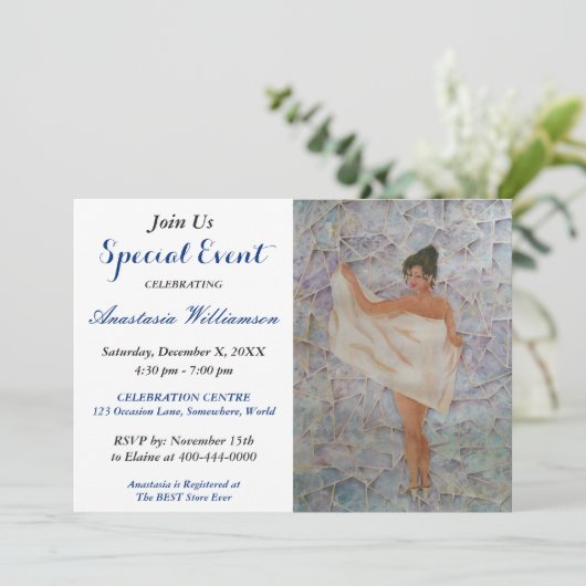 C'EST L'HEURE DE LA DOUCHE INVITATION À LA FÊTE (Debout devant)