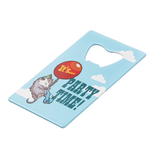 C'est l'HEURE DE LA FÊTE ! Possum à bulle flottant (Devant Angle)