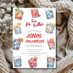 C'est l'heure de la vodka, invitation pour la fête