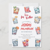 C'est l'heure de la vodka, invitation pour la fête (Devant)
