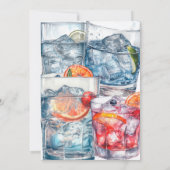 C'est l'heure de la vodka, invitation pour la fête (Dos)