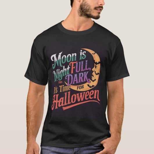 c'est l'heure d'Halloween. T-shirt Halloween (Devant)