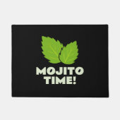 C'est l'heure du Mojito ! Tapis de sol drôle pour  (Devant)