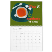 C'est l'heure du thé| Calendrier des murs 2021 (Feb 2027)