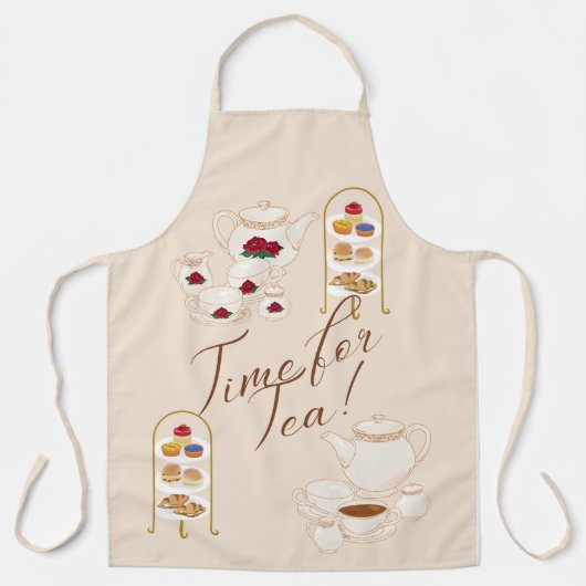 C'est l'heure du thé ! tablier (Recto)
