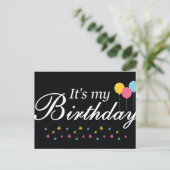 C'est ma carte postale d'anniversaire (Debout devant)