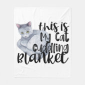 C'Est Ma Couverture De Cuddin De Chat (Devant)