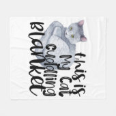 C'Est Ma Couverture De Cuddin De Chat (Devant (Horizontal))