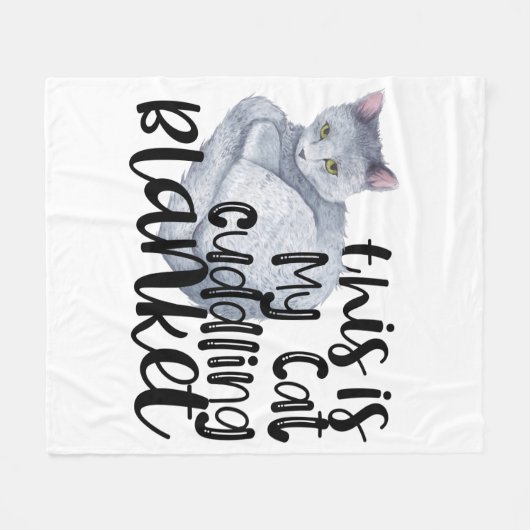 C'Est Ma Couverture De Cuddin De Chat (Devant (Horizontal))