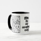 C'est ma tasse de camping drôle tasses de café de  (Devant gauche)