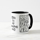 C'est ma tasse de camping drôle tasses de café de  (Devant droit)