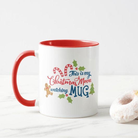 C'est ma tasse de observation de film de Noël (Avec donut)