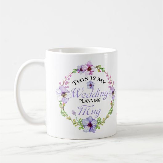 c'est ma tasse de planification de mariage (Gauche)
