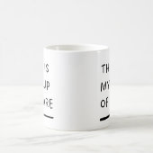 C'est ma tasse de soin Moderne belle Mug (Centre)