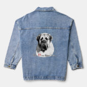 C'est ma veste en denim face heureuse (Verso)