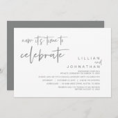 C'est maintenant temps de célébrer, Faire-part de  (Devant / Derrière)