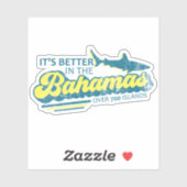 C'est mieux aux Bahamas Sticker Vacation Cruise (Feuille)