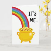 C'est moi Carte Pot d'Or Arc-en-Ciel (Fleur jaune)