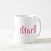 C'est moi. Martha dans la tasse de café rose (Devant droit)