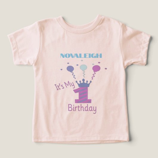 C'est mon 1er anniversaire les filles (Design Recto)