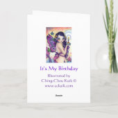 C'est mon anniversaire - carte blanche (Dos)