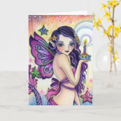 C'est mon anniversaire - carte blanche (Fleur jaune)